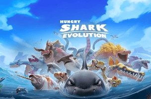 Hungry Shark Evolution МОД (Много денег)