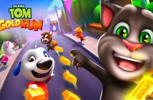 Говорящий Том: бег за золотом МОД (Много денег)