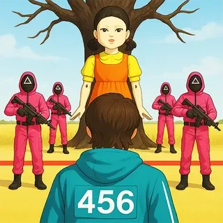 Игра в кальмара 3D